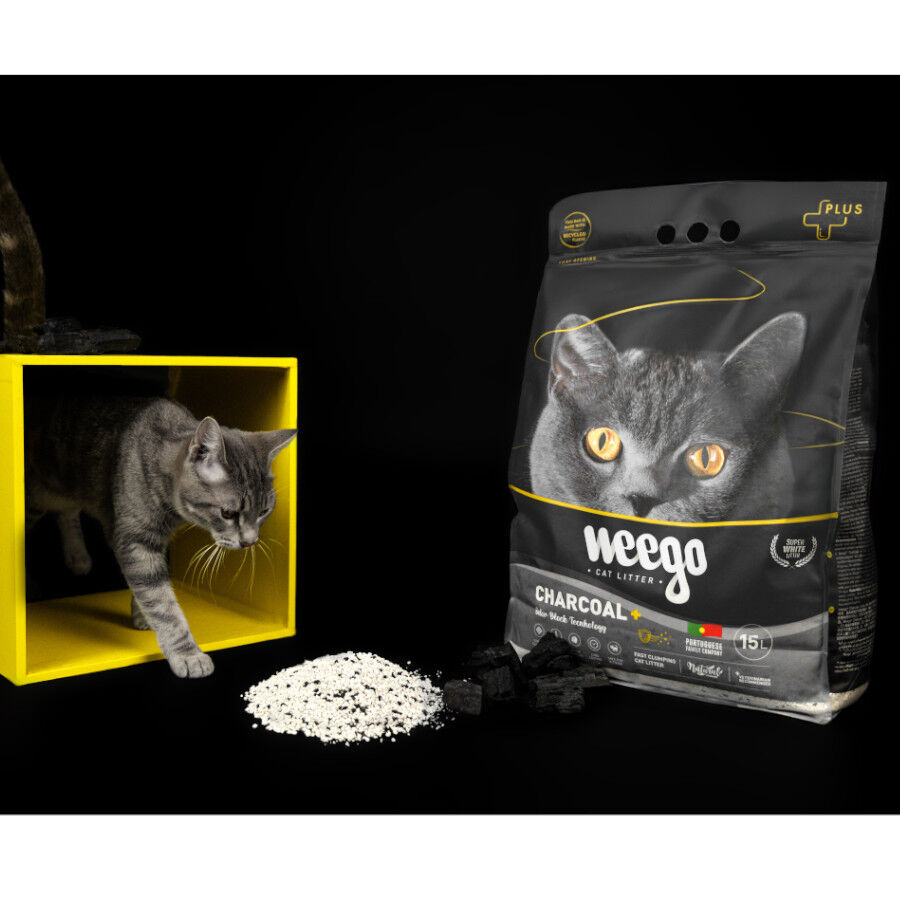 Weego Active Charcoal Plus Areia aglomerante para gatos, , large Imagem n&uacute;mero 5