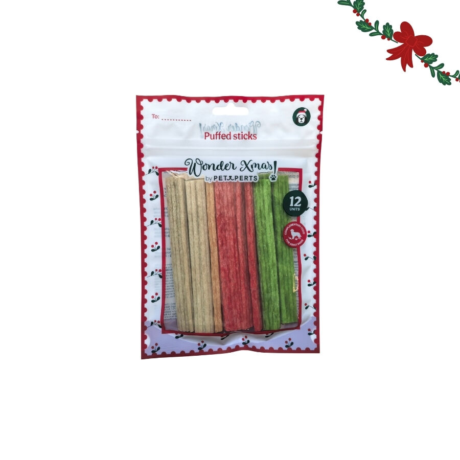 1 pack x 12 uns. Wonder Christmas Palitos Expandidos Snacks para C&atilde;es, , large Imagem n&uacute;mero 5