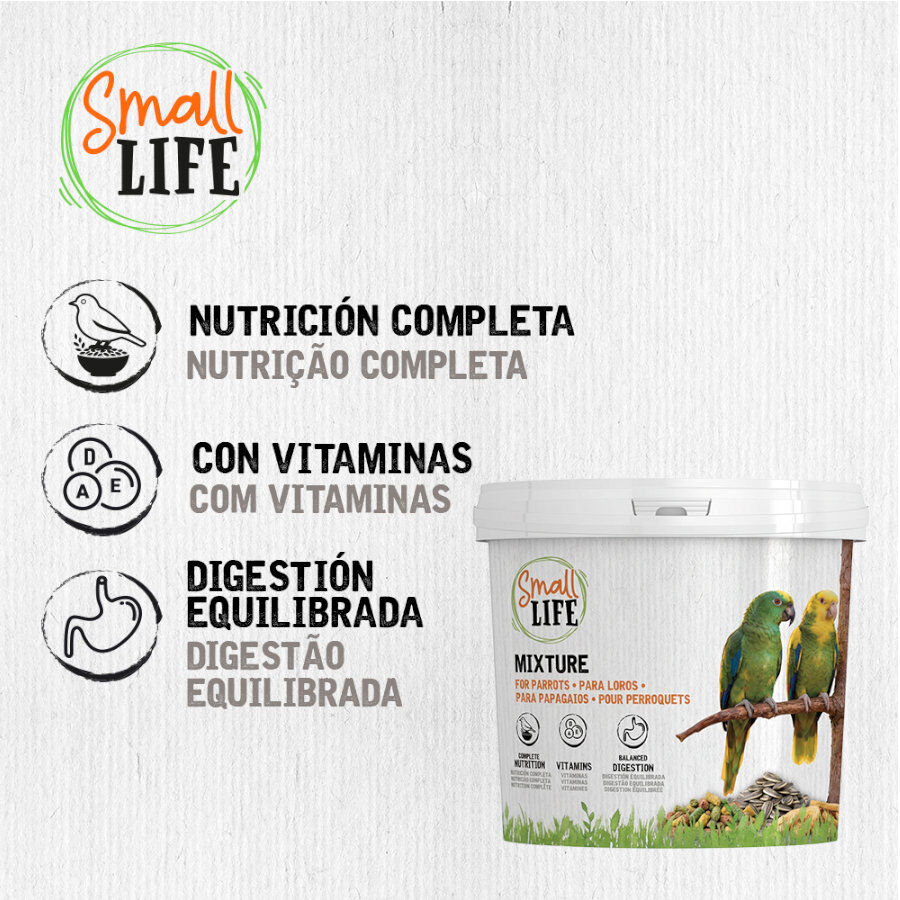2.8 kg Small Life Mixtura Cubos para papagaios, , large Imagem n&uacute;mero 4