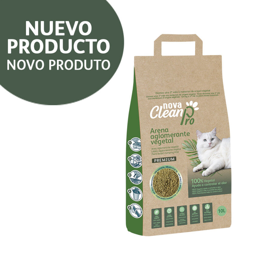 Nova Clean Pro Areia Vegetal para gatos, , large Imagem n&uacute;mero 2
