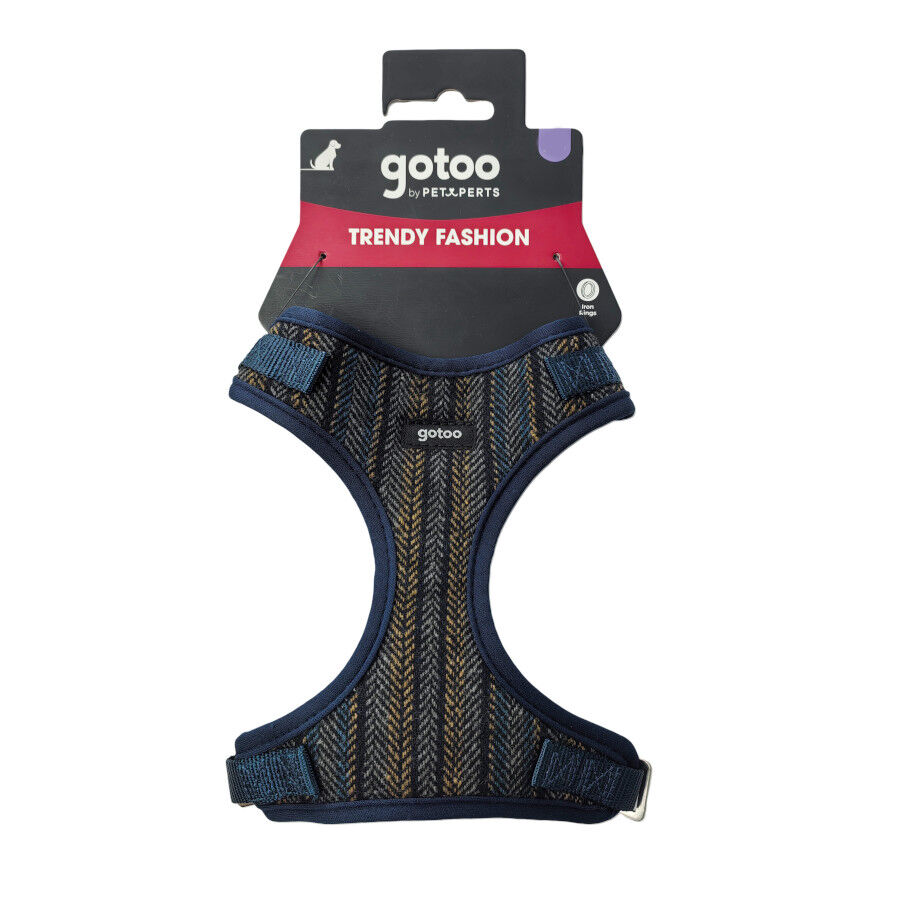 Gotoo Arn&ecirc;s tipo camisola Tweed azul para c&atilde;es, , large Imagem n&uacute;mero 5