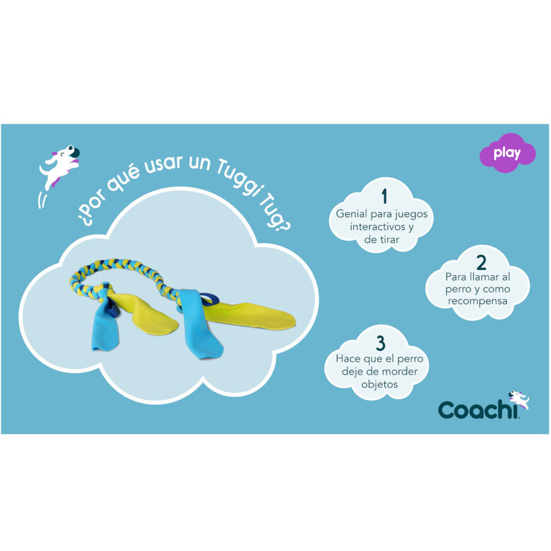 Coachi Tuggi Tug brinquedo de corda para cães,  Imagem número 3 Coachi Tuggi Tug brinquedo de corda para cães, , large Imagem número 3