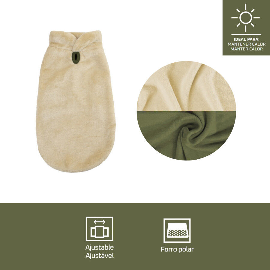 Outech Casaco Polar Bege para c&atilde;es, , large Imagem n&uacute;mero 5