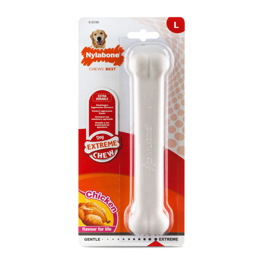 Nylabone Dura Chew Wolf osso mordedor de nylon para c&atilde;es , , large Imagem n&uacute;mero 1