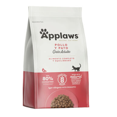 Applaws ração de frango e pato para gatos