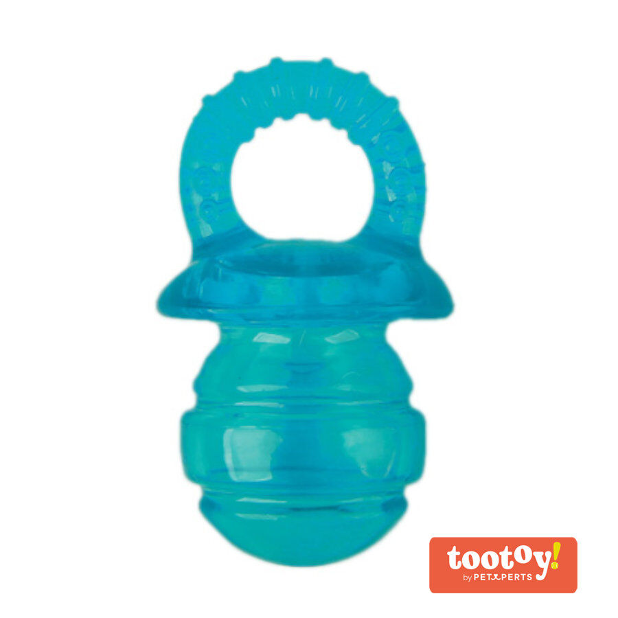 Tootoy! Puppyfier Chew Toy Azul mordedor suave com som para cachorros, , large Imagem n&uacute;mero 2