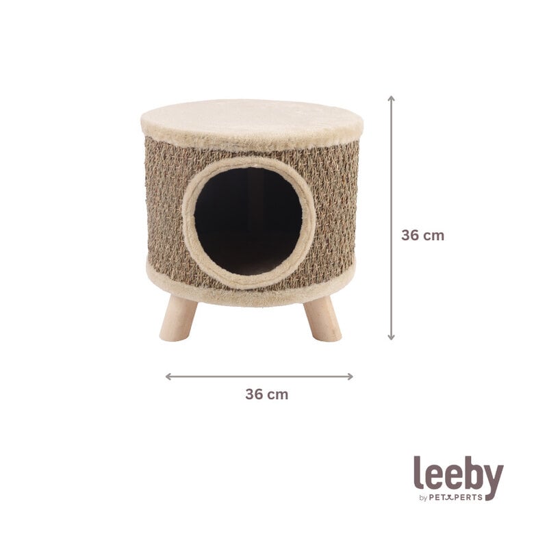 Leeby Billie arranhador com toca para gatos,  Imagem número 5 Leeby Billie arranhador com toca para gatos, , large Imagem número 5