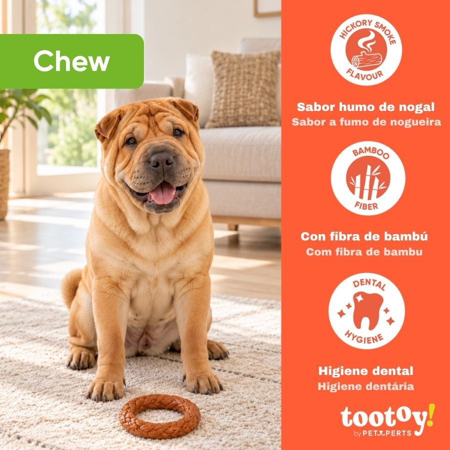 Tootoy! Chew Mordedor Anel Entran&ccedil;ado para c&atilde;es, , large Imagem n&uacute;mero 4