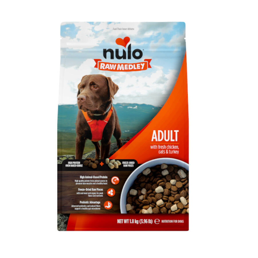9 kg Nulo Raw Medley Ra&ccedil;&atilde;o de Frango, Aveia e Peru para C&atilde;es, , large Imagem n&uacute;mero 1