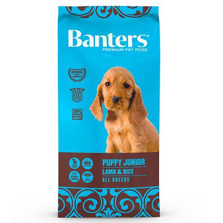 Banters pienso con cordero y arroz para cachorros image number null