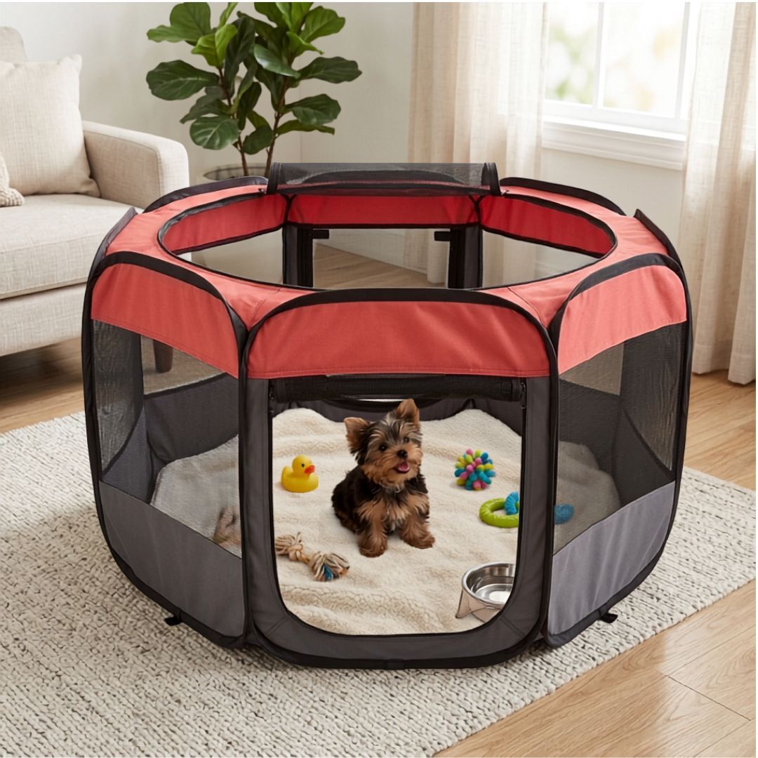 TK-Pet Parque dobr&aacute;vel de lona para animais de estima&ccedil;&atilde;o, , large Imagem n&uacute;mero 1