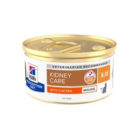 Hill's Prescription Diet k/d Mousse de Frango em Lata para gatos