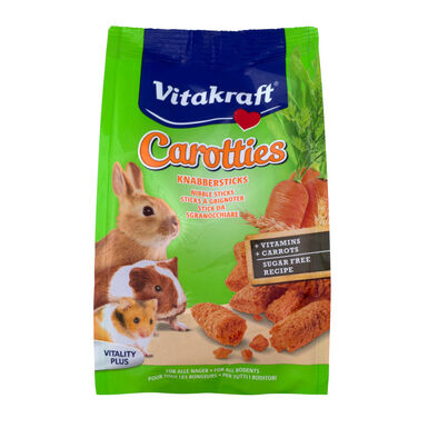 Vitakraft Carotties snack para conejos de zanahoria