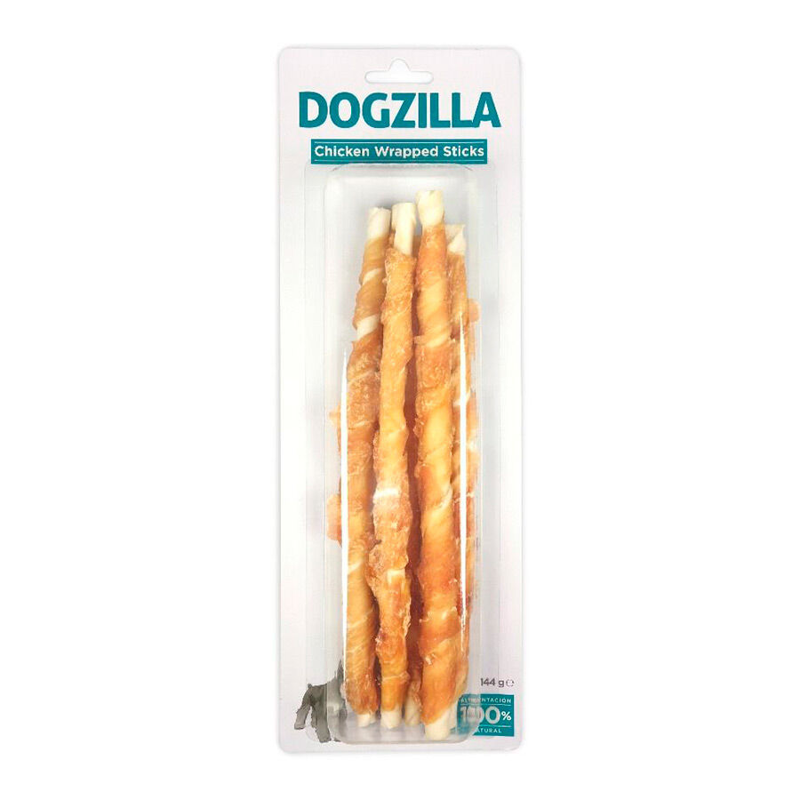 144 g Dogzilla Ossinhos com frango enrolado para c&atilde;es, , large Imagem n&uacute;mero 1