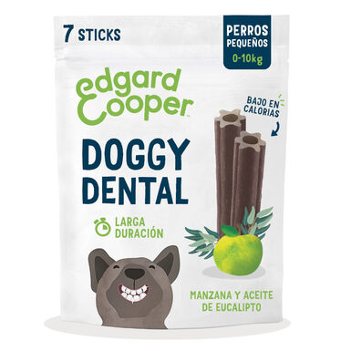 Edgard&Cooper Snacks Dentários Maçã e Eucalipto para cães de raça pequena