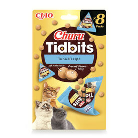 Churu Tidbits Snack de Bolinhas de Atum para gatos