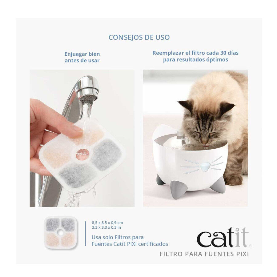 Catit PIXI Filtro para fonte bebedouro para gatos, , large Imagem n&uacute;mero 4