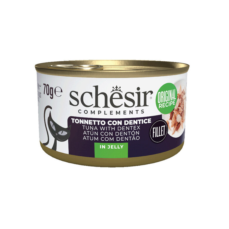 70 g Schesir Atum com Denton em lata de gelatina para gatos,  Imagem número 1 70 g Schesir Atum com Denton em lata de gelatina para gatos, , large Imagem número 1