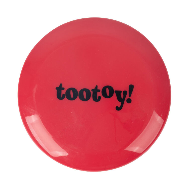 Tootoy! Flying disc Red Frisbee Vermelho para cães,  Imagem número 2 Tootoy! Flying disc Red Frisbee Vermelho para cães, , large Imagem número 2