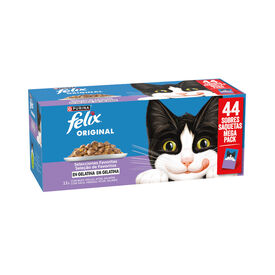 Felix Original Sele&ccedil;&atilde;o de favoritos Comida h&uacute;mida em saquetas em gelatina - Multipack