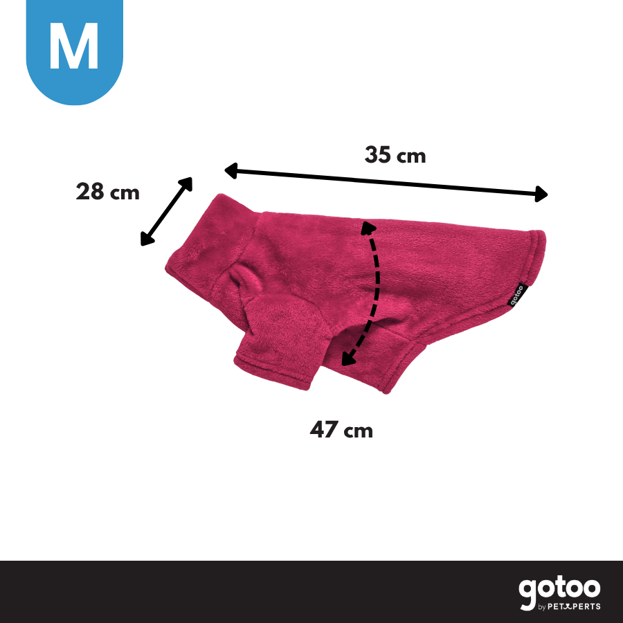 Gotoo Camisola Polar Vermelha para gatos, , large Imagem n&uacute;mero 4