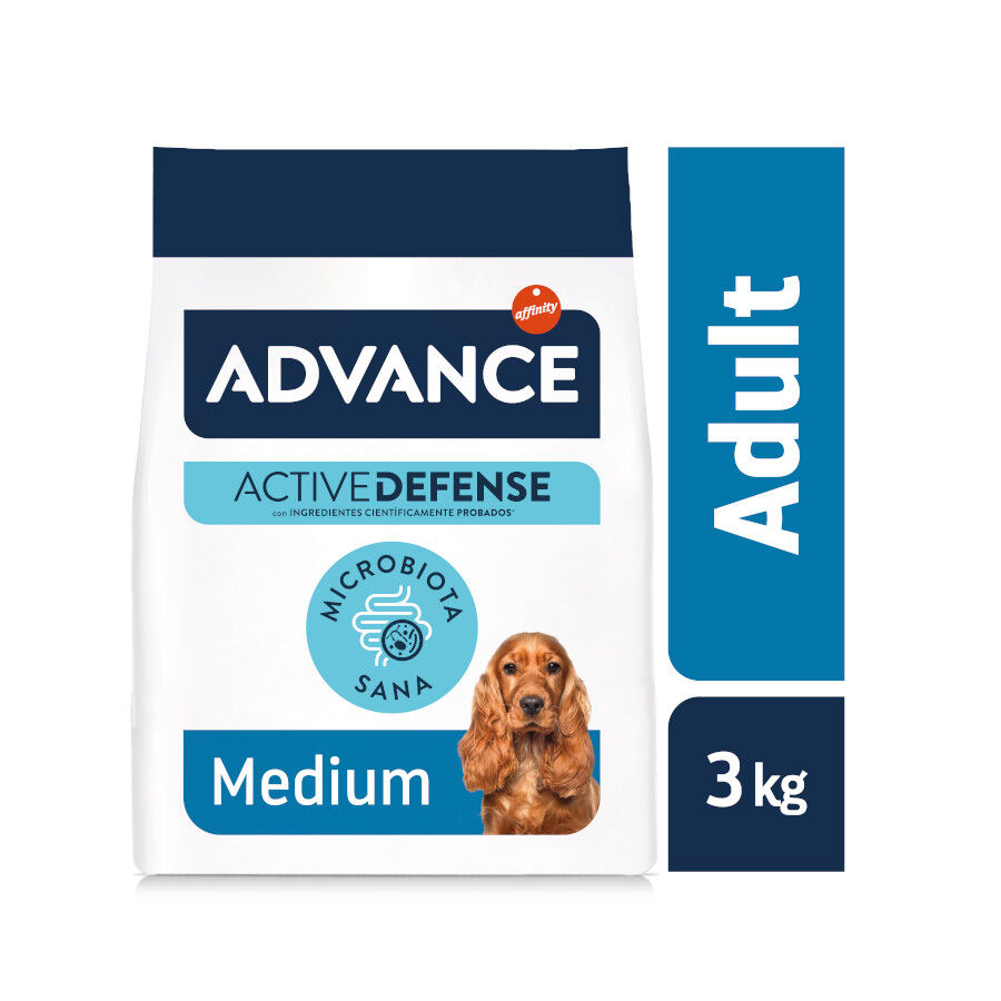 3 kg Advance Active Defense Medium Adult Frango e Arroz ra&ccedil;&atilde;o para c&atilde;es, , large Imagem n&uacute;mero 2