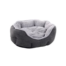 Flamingo Zupo Octagonal Cinzenta Escura cama para cães e gatos