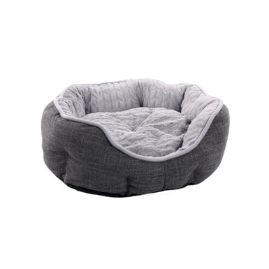 Flamingo Zupo Octagonal Cinzenta Escura cama para cães e gatos