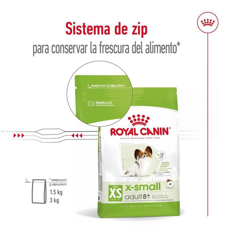 Royal Canin X-Small 8+ Mature ração para cães,  Imagem número 4 Royal Canin X-Small 8+ Mature ração para cães, , large Imagem número 4