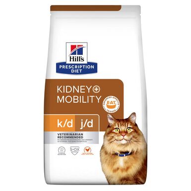 Hill's Prescription Diet Kidney Mobility Frango ração gatos