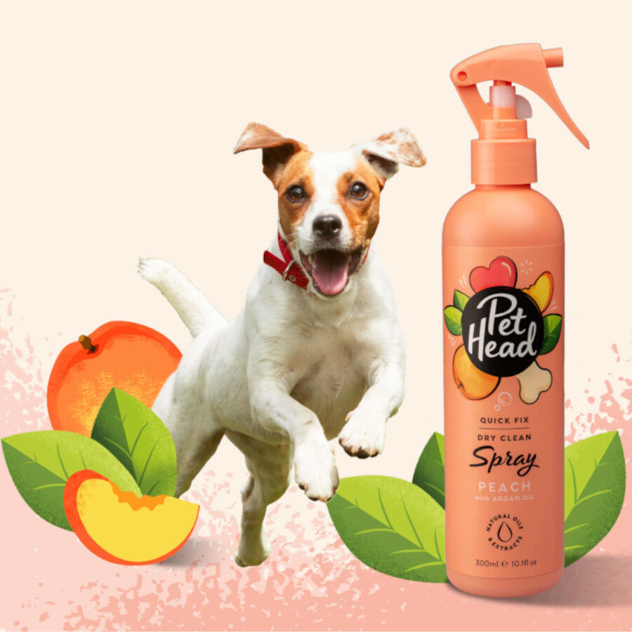 Pet Head Shampoo seco p&ecirc;ssego para c&atilde;es 300ml, , large Imagem n&uacute;mero 2