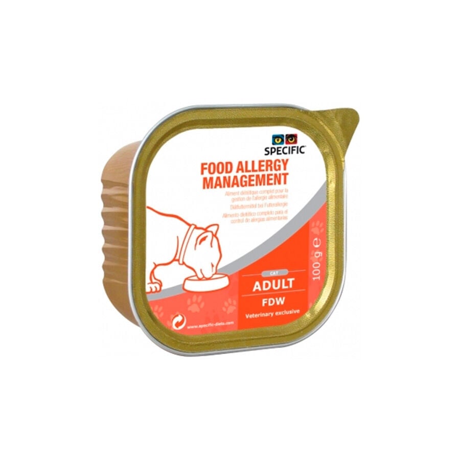 100 g Specific Adult FDW Allergy Management terrinas para gatos , , large Imagem n&uacute;mero 1