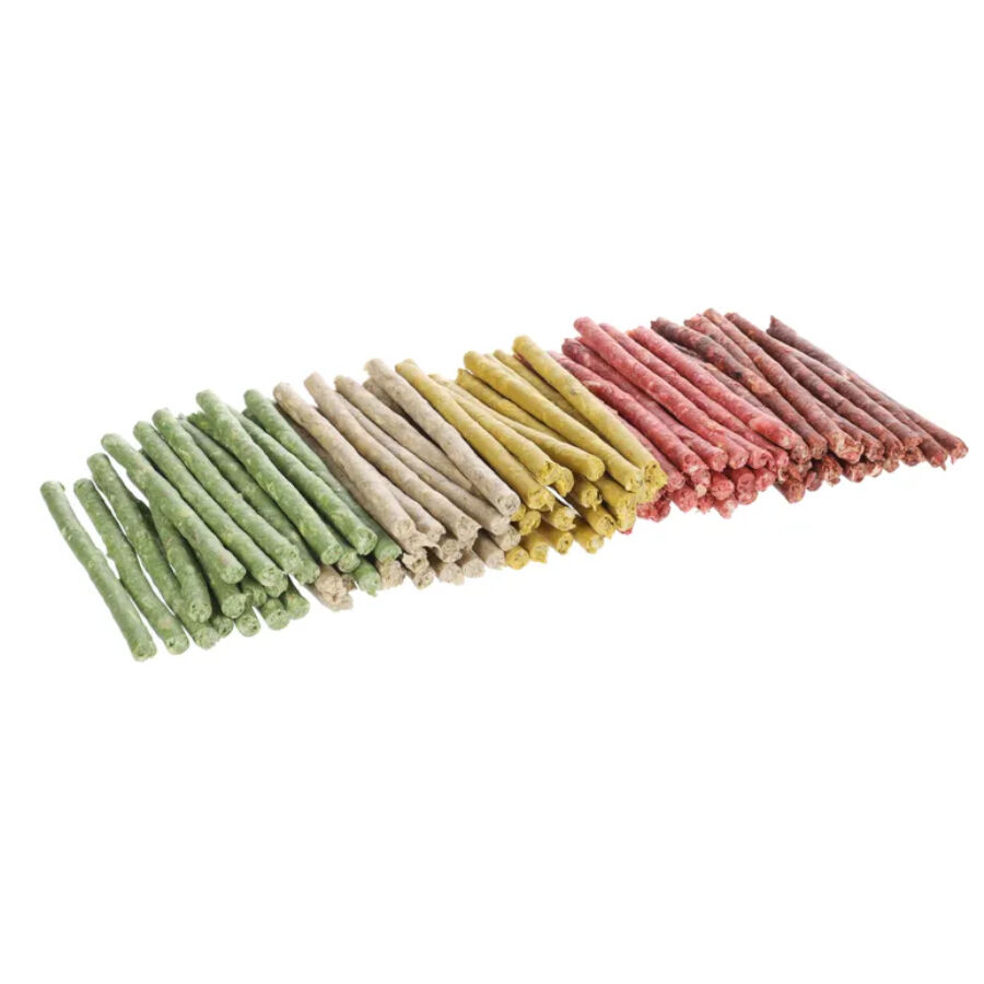 100 sticks Flamingo R&rsquo;Hide Snacks Dent&aacute;rios Munchy para c&atilde;es adultos, , large Imagem n&uacute;mero 1