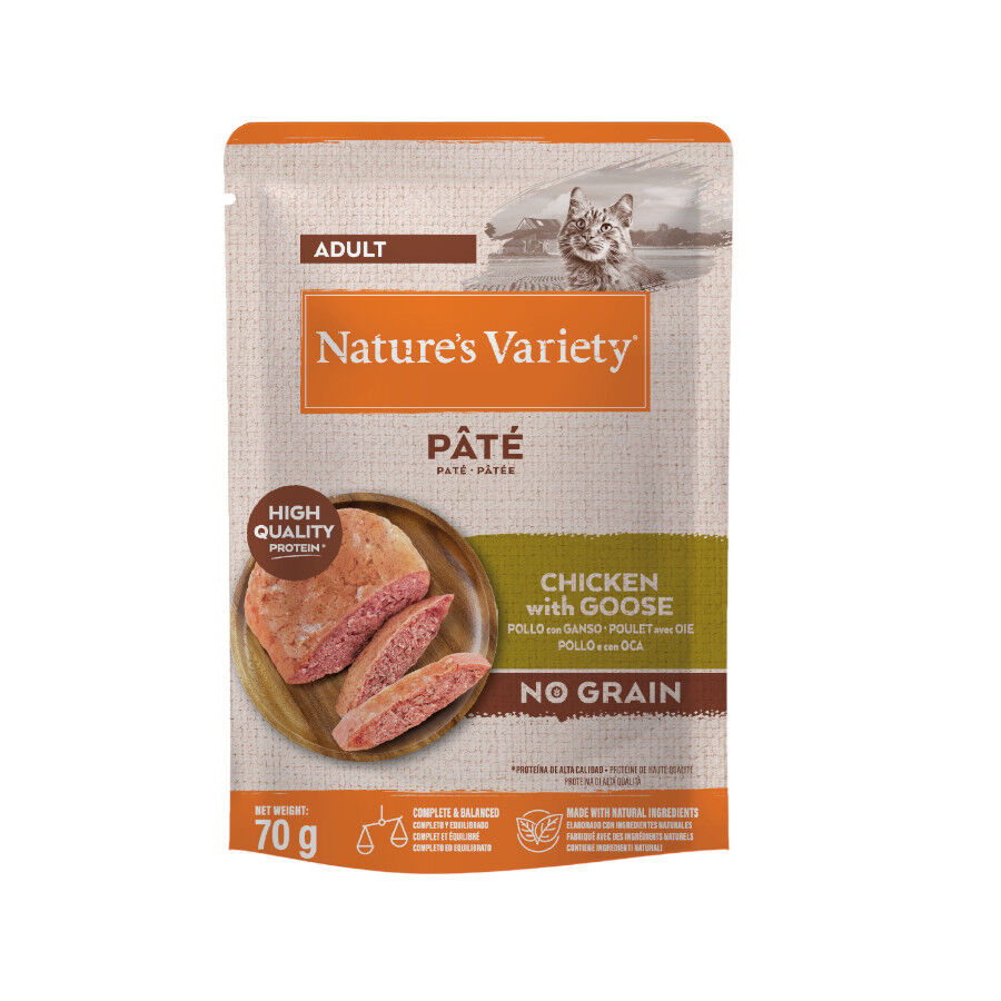 70 g Nature's Variety Original Adult frango e ganso saqueta para gatos, , large Imagem n&uacute;mero 1