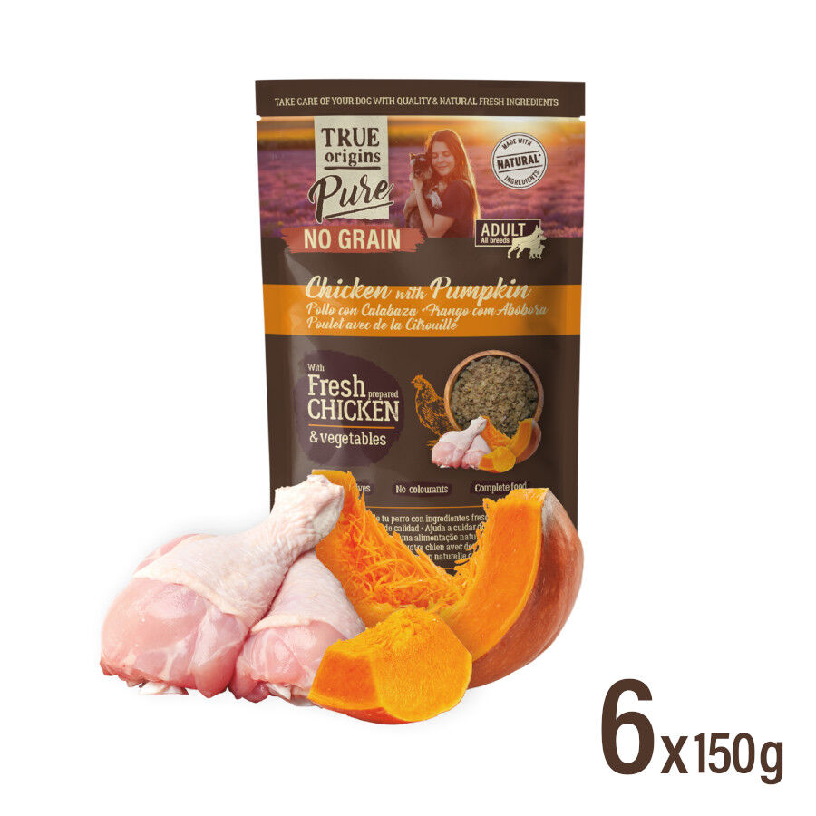 True Origins Pure Multipack Comida h&uacute;mida Carne e Peixe em saquetas para c&atilde;es - Multipack , , large Imagem n&uacute;mero 5