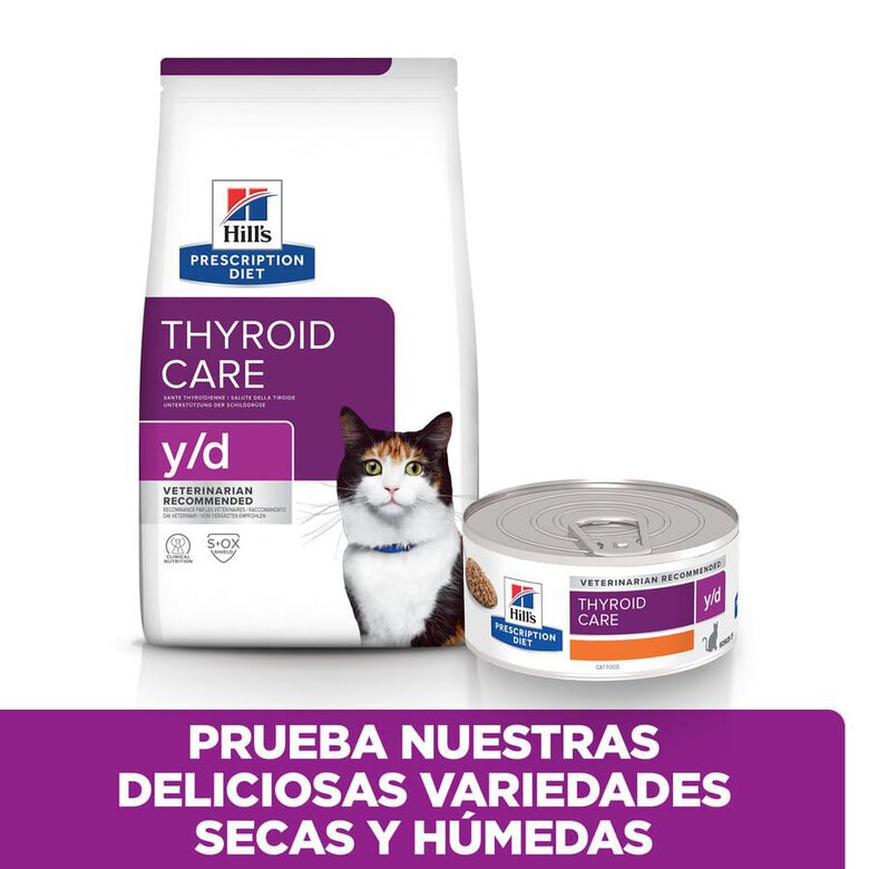 1.5 kg Hill's Prescription Diet Thyroid Care y/d ração para gatos,  Imagem número 5 1.5 kg Hill's Prescription Diet Thyroid Care y/d ração para gatos, , large Imagem número 5