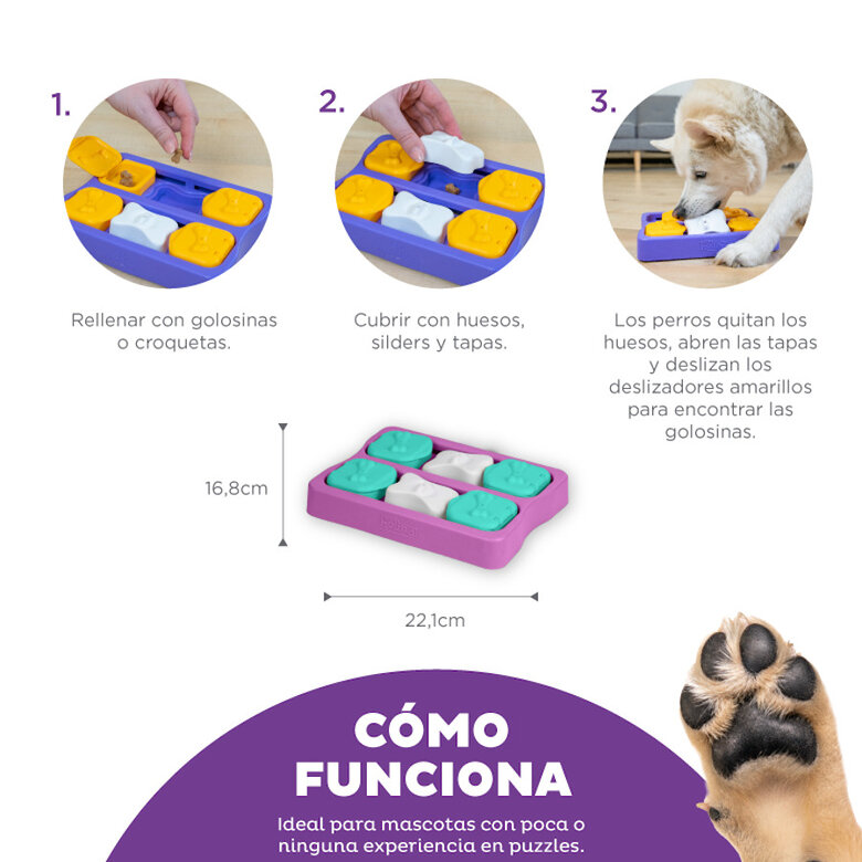 Outward Hound Nina Ottosson Brick Puzzle para cães,  Imagem número 5 Outward Hound Nina Ottosson Brick Puzzle para cães, , large Imagem número 5