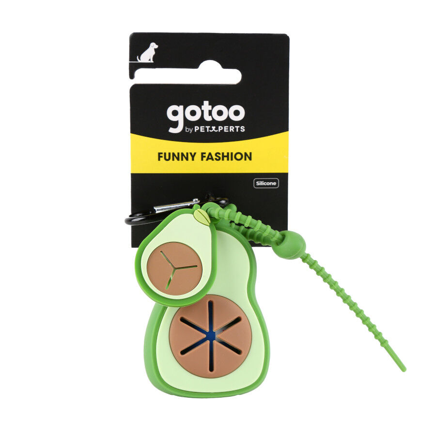 Gotoo Porta-sacos de silicone avocado para c&atilde;es, , large Imagem n&uacute;mero 8