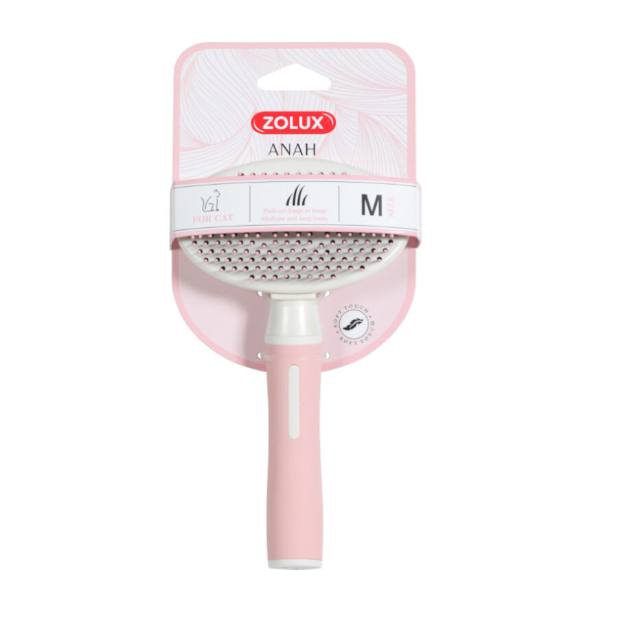 Zolux Anah Slicker Retr&aacute;til Escova Cardadeira para gatos, , large Imagem n&uacute;mero 4