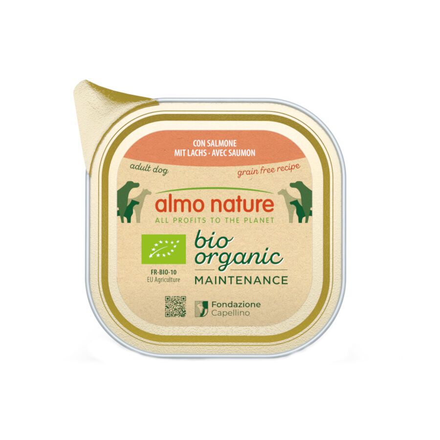 100 g Almo Nature Bio Organic Maintenance Petiscos Salm&atilde;o sem gr&atilde;os para c&atilde;es, , large Imagem n&uacute;mero 1