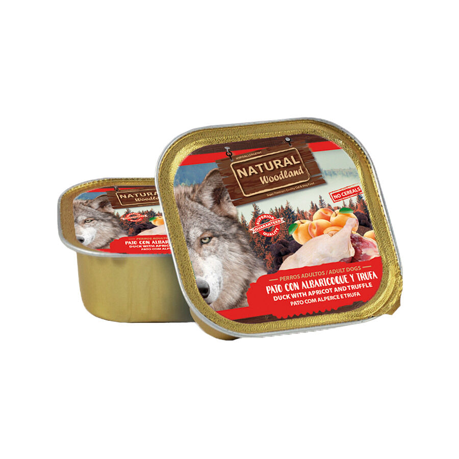 400 g Natural Greatness Pato com Damasco e Trufa lata para c&atilde;es, , large Imagem n&uacute;mero 1