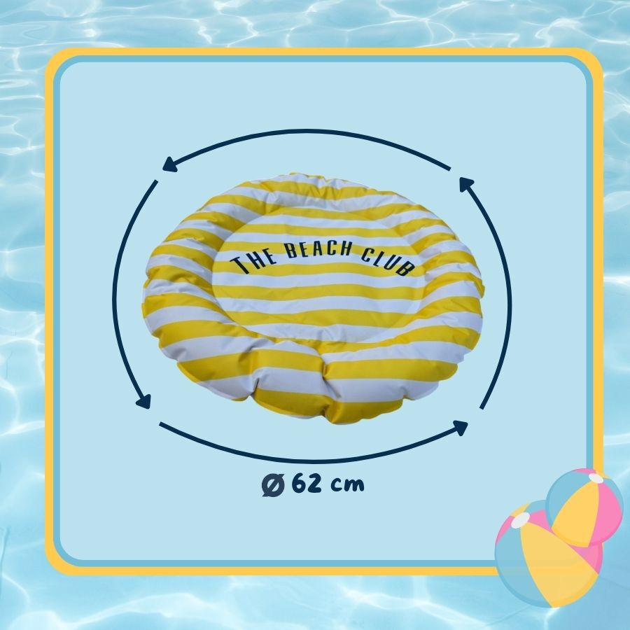 Summer Vibes Round Cool Mat Club Cama Refrescante para c&atilde;es, , large Imagem n&uacute;mero 4