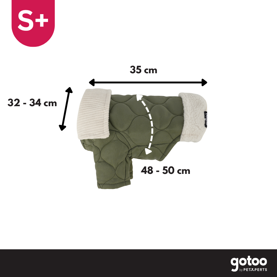 Gotoo Casaco Acolchoado Verde para c&atilde;es, , large Imagem n&uacute;mero 4