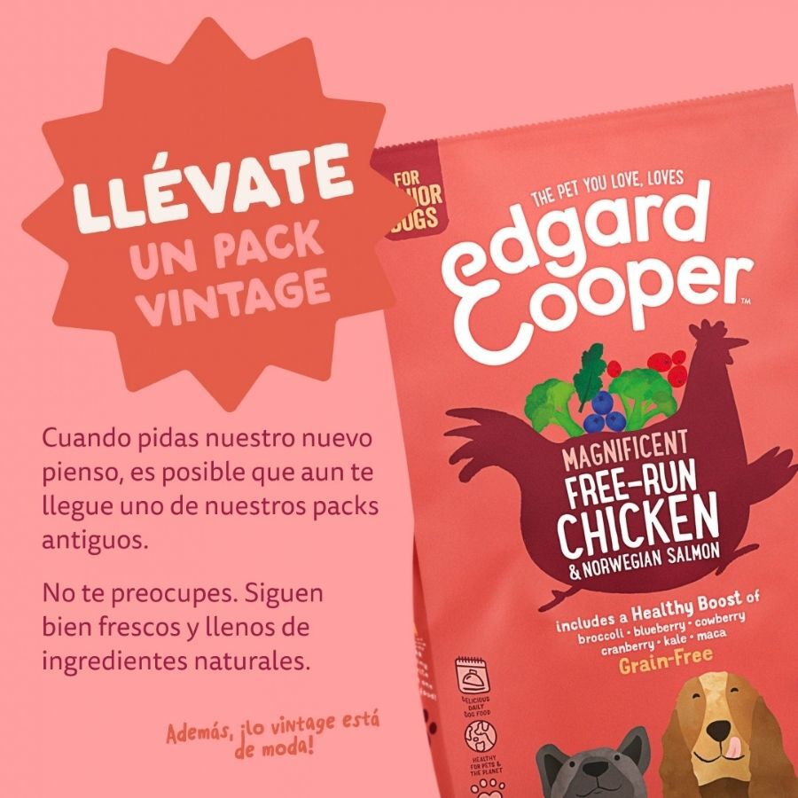 12 kg Edgard & Cooper Senior Salm&atilde;o da Noruega e Frango ra&ccedil;&atilde;o para c&atilde;es, , large Imagem n&uacute;mero 2