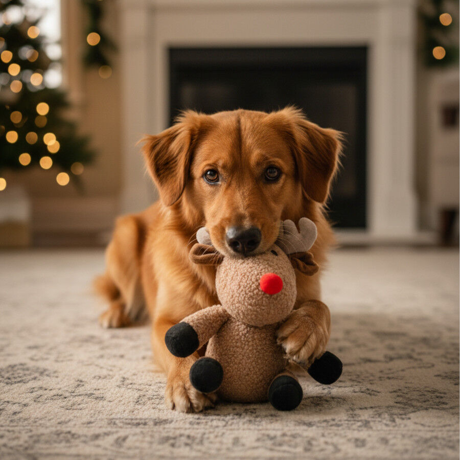 Wonder Christmas Peluche Rena de Natal para C&atilde;es, , large Imagem n&uacute;mero 3