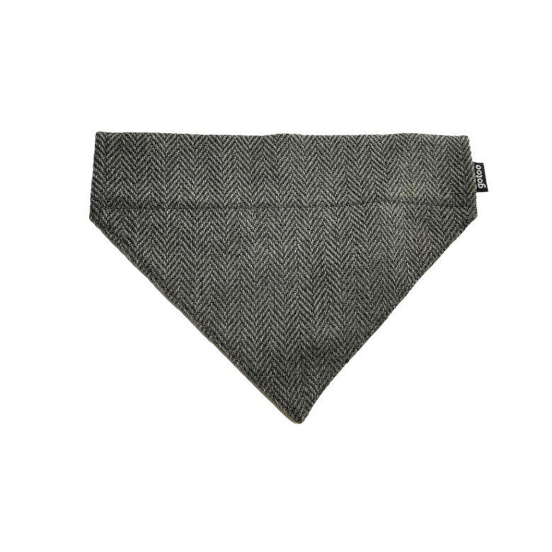 Gotoo Conjunto Bandana e Gravata espinha cinza para cães,  Imagem número 3 Gotoo Conjunto Bandana e Gravata espinha cinza para cães, , large Imagem número 3