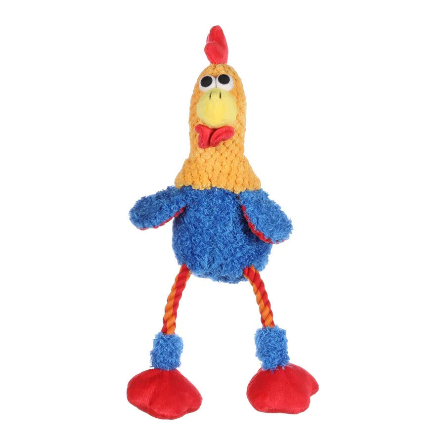 Flamingo Malita Galo de Peluche com Corda para c&atilde;es, , large Imagem n&uacute;mero 1