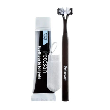 Petosan Kit de limpeza dentária para cães médios
