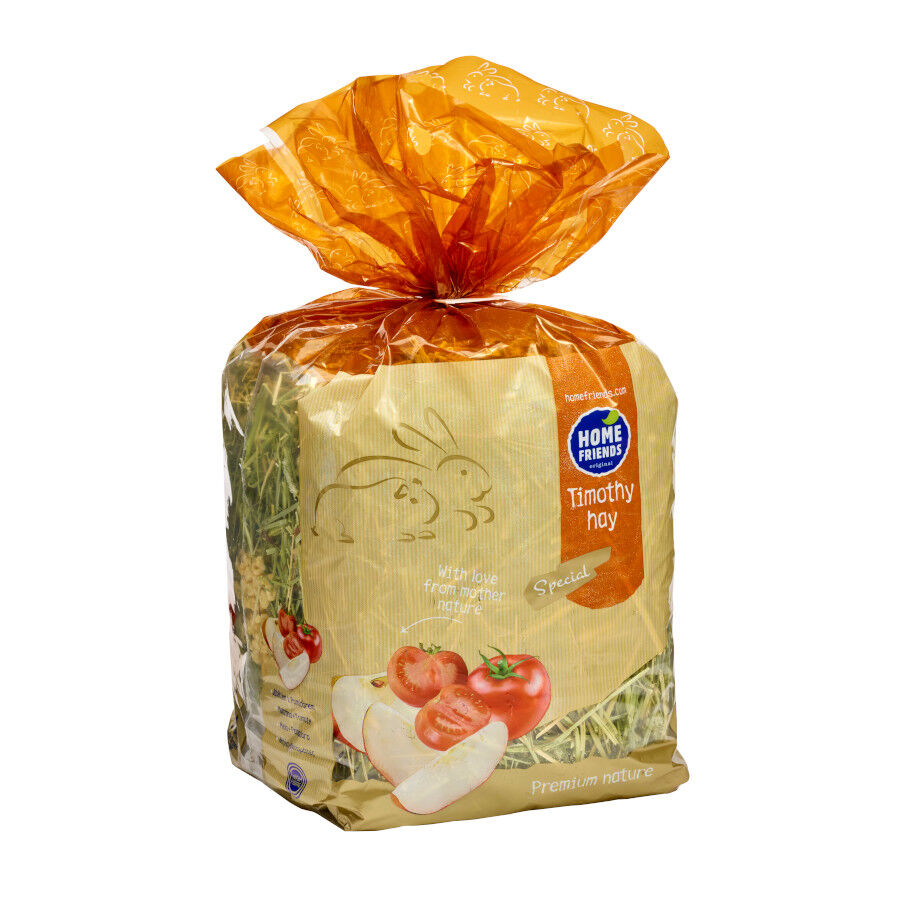 600 g Home Friends Feno Timothy com ma&ccedil;&atilde; e tomate para coelhos e roedores  , , large Imagem n&uacute;mero 1
