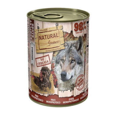 Natural Greatness Monoproteico Peru Lata para cães